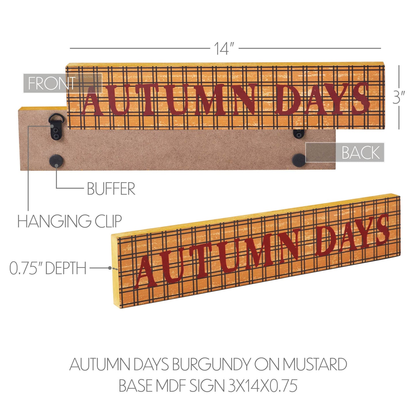 Autumn Days Sign