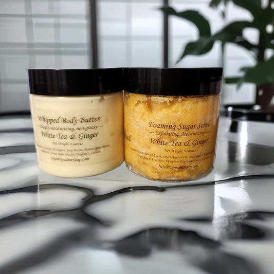 White Tea & Ginger Body Butter/Sugar Scrub