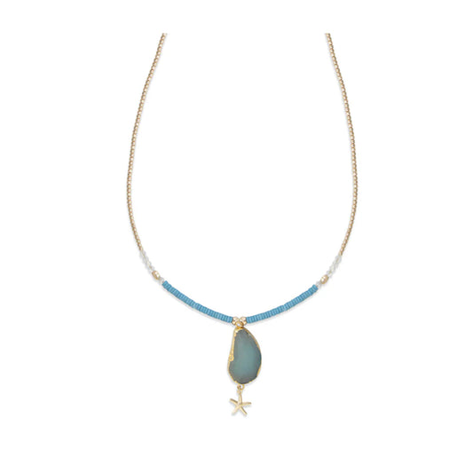 Drop of Blue Necklace