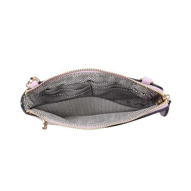Jen&Co Kendall Aztec Crossbody/Wristlet w/ Twist Lock