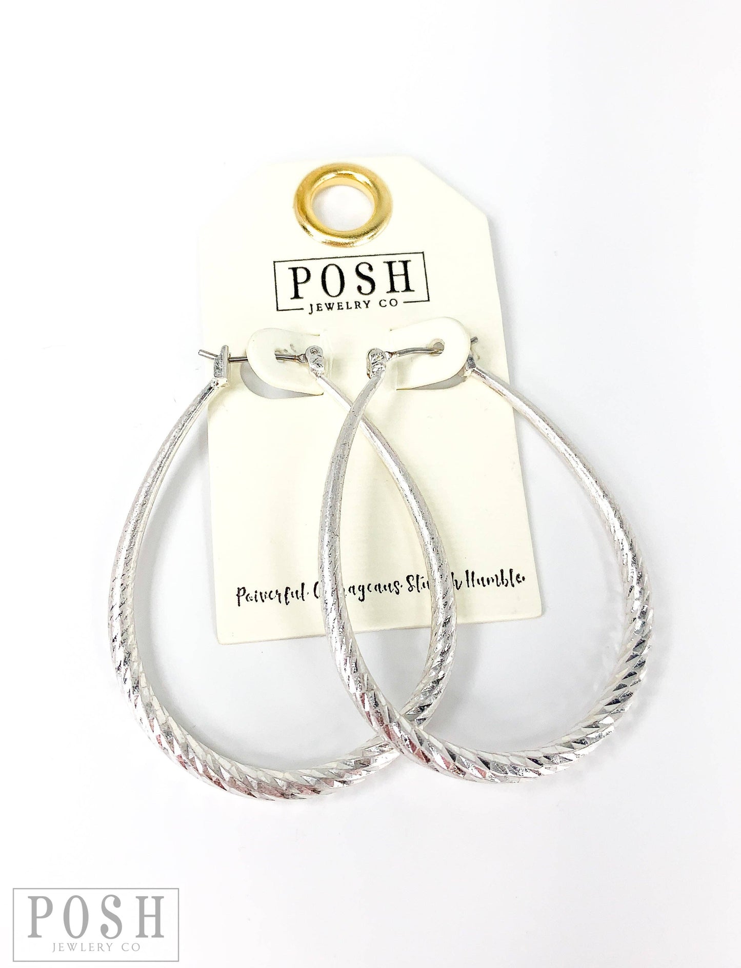 Harp Shape Hoop Earrings