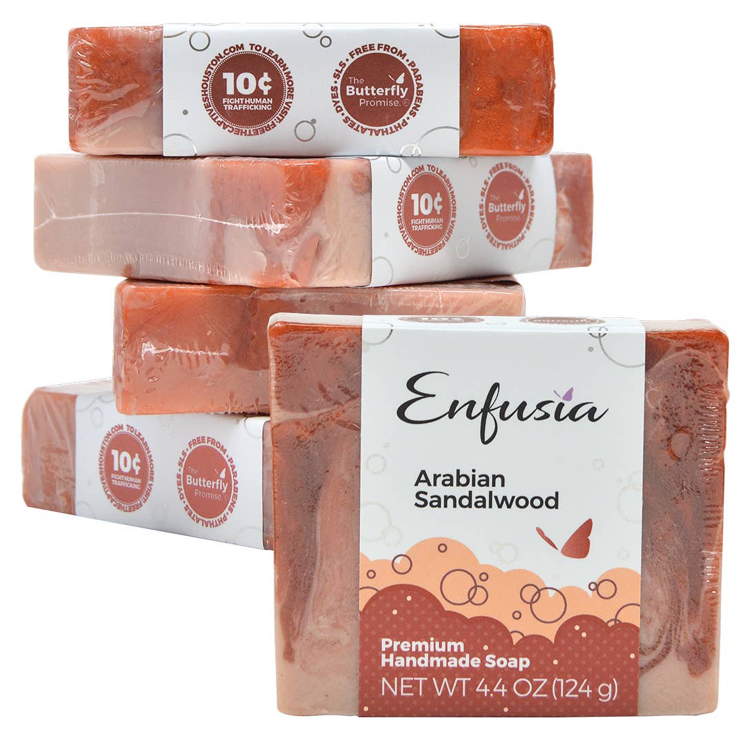 Premium Handmade Soap Bar - Arabian Sandalwood 4oz