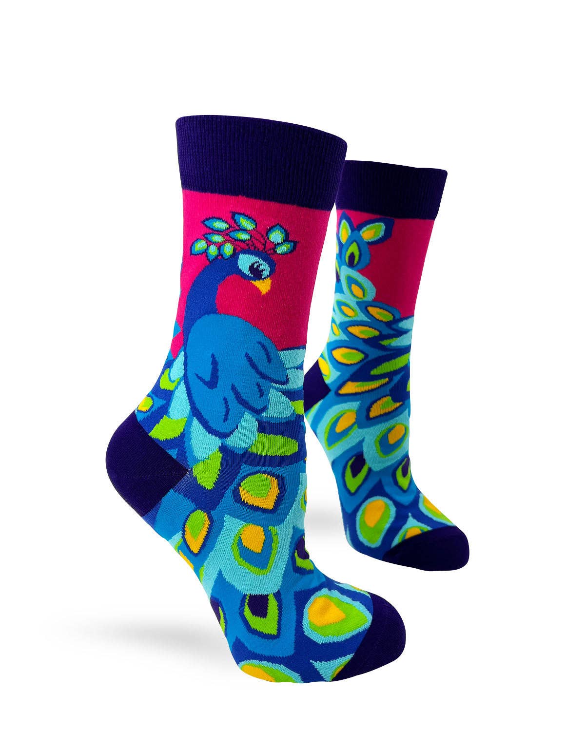 Ladies' Colorful Peacock Socks