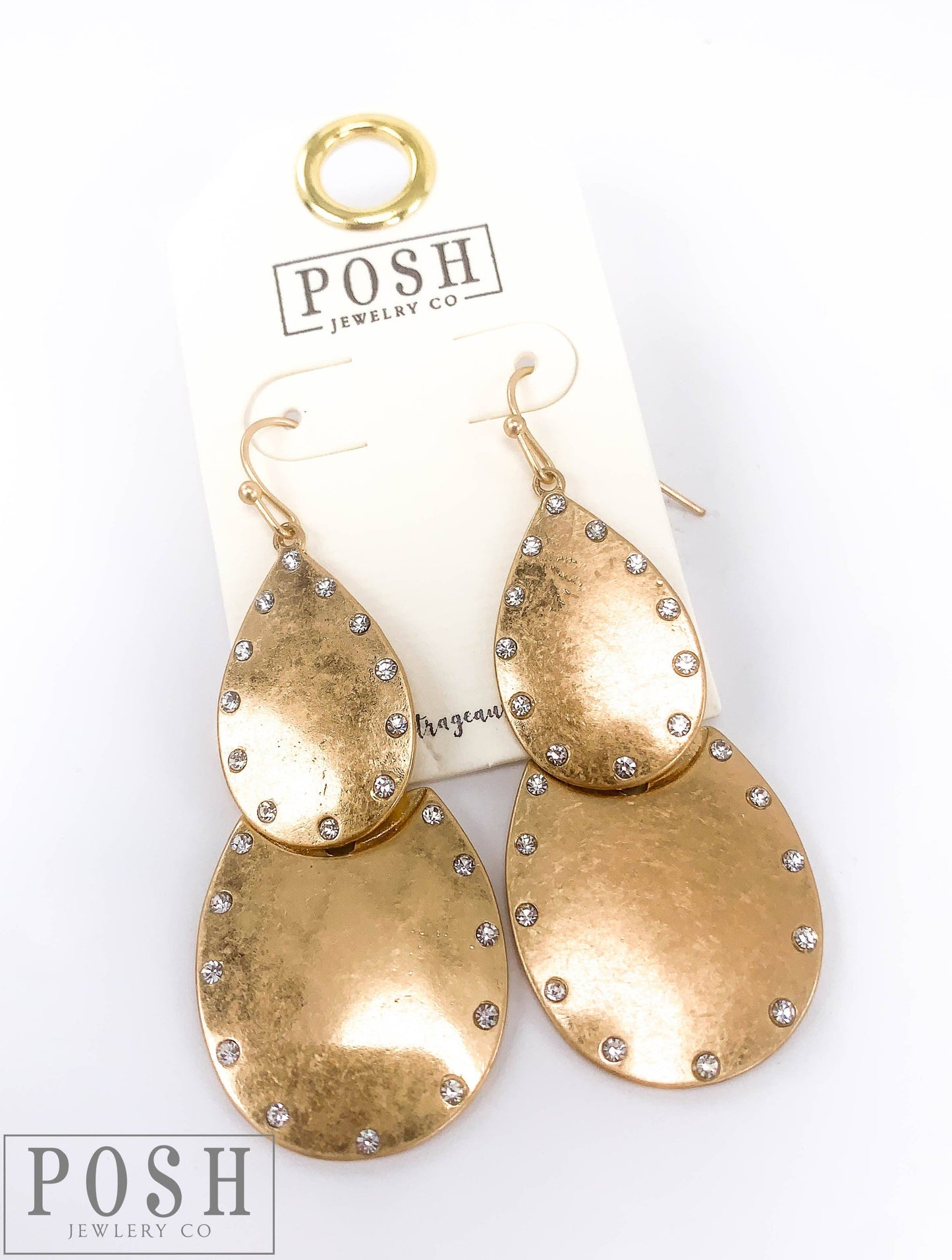 Layered Double Teardrop Earrings
