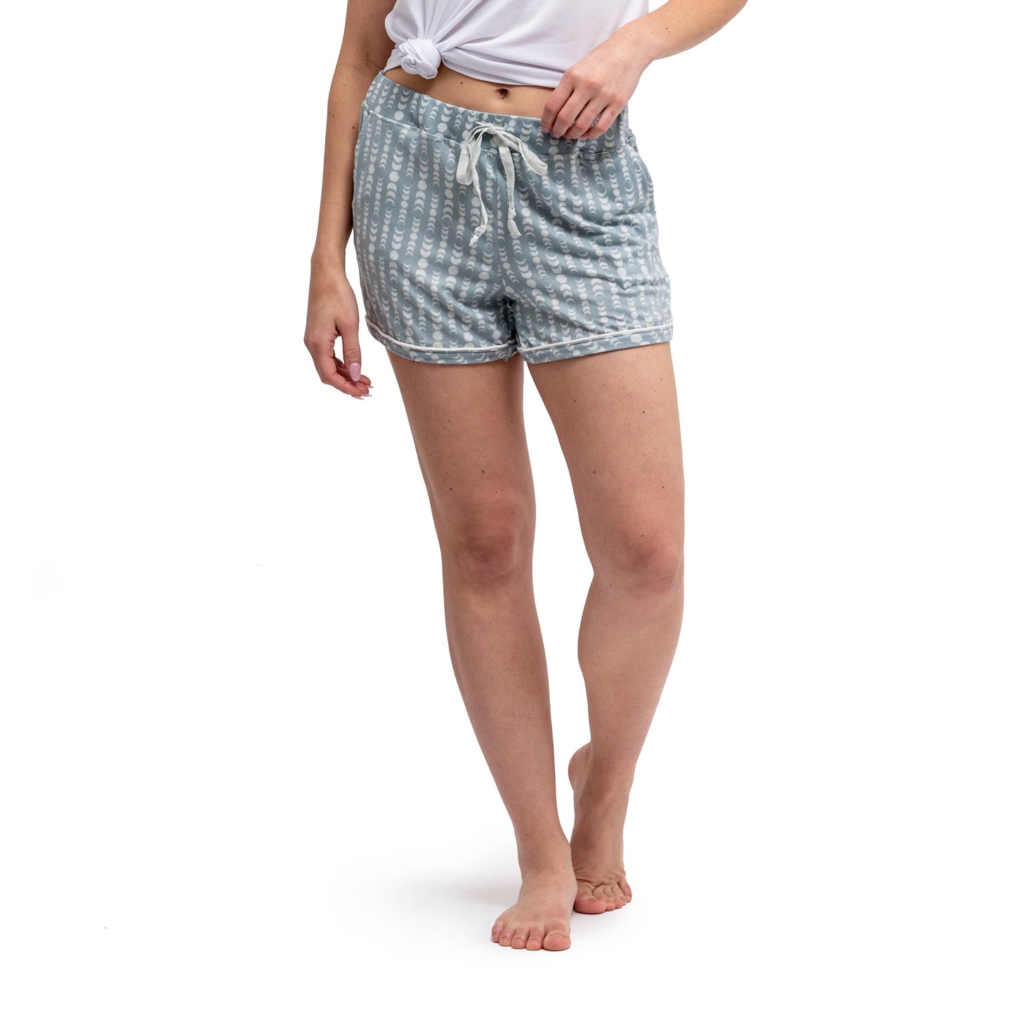 Hello Mello® Breakfast In Bed Lounge Shorts: over the moon