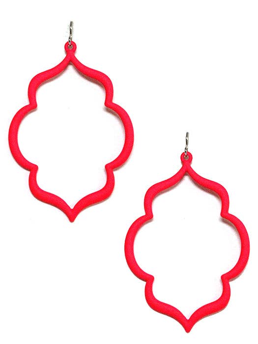 Abstract Shape Dangle Earrings