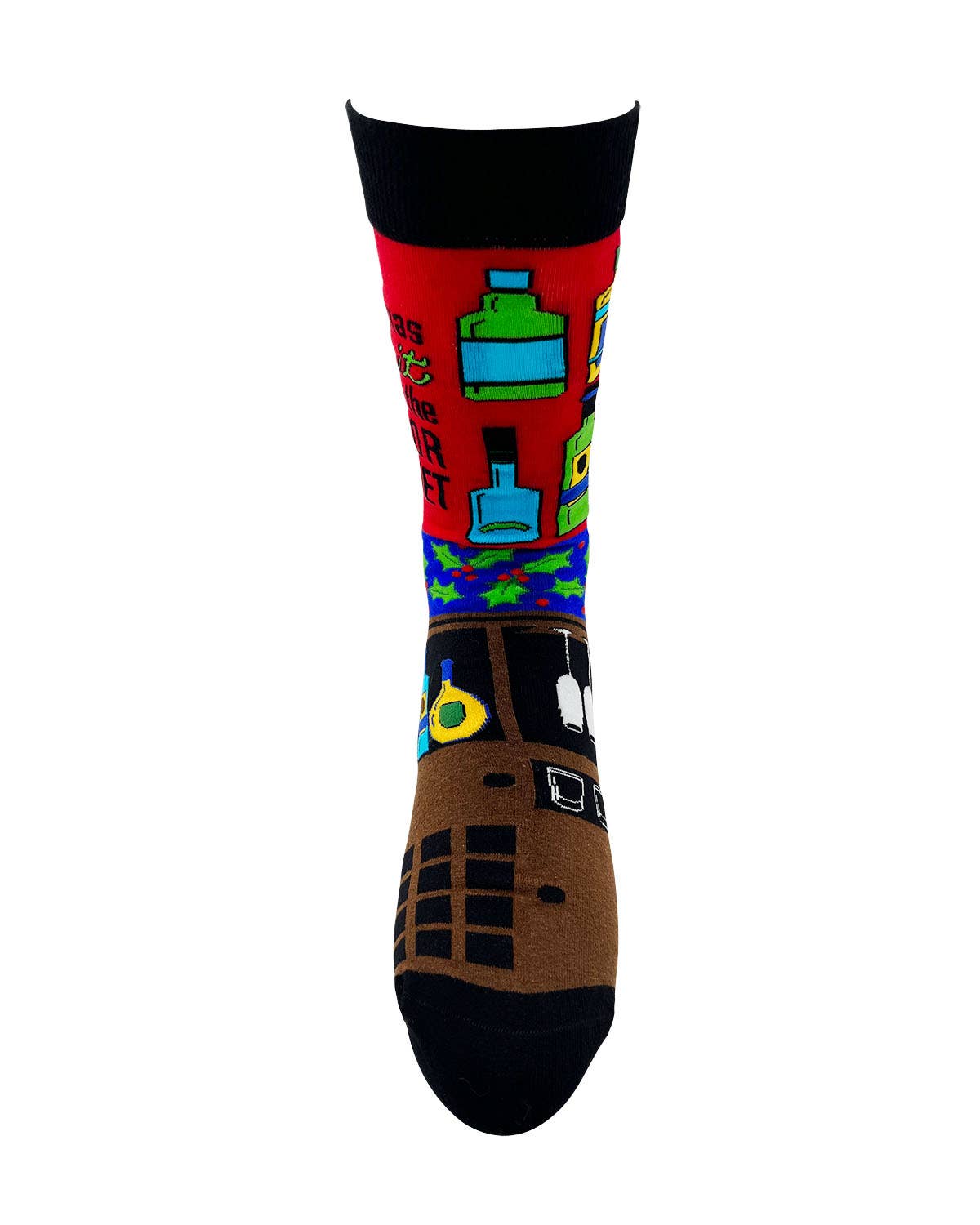 My Christmas Spirit is in the Liquor Cabinet Men's Socks