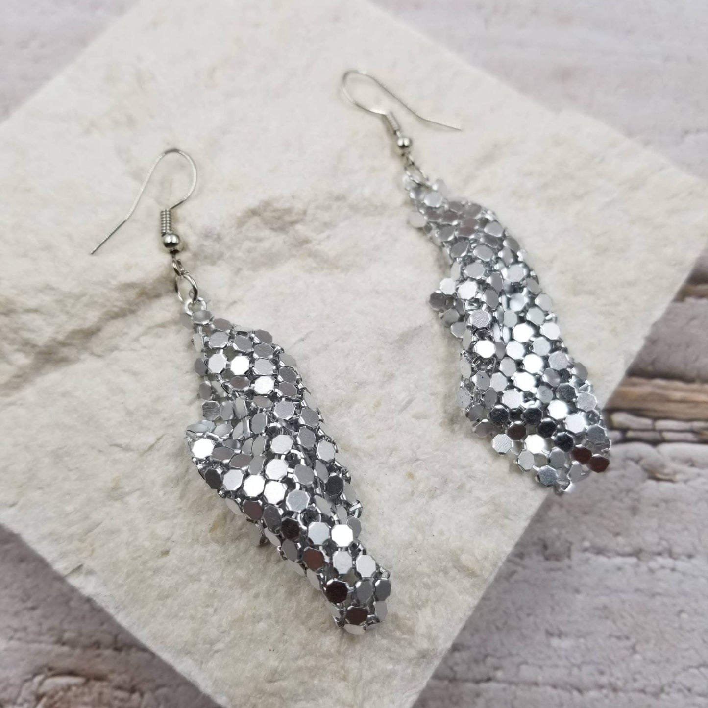 Black Disco Earrings