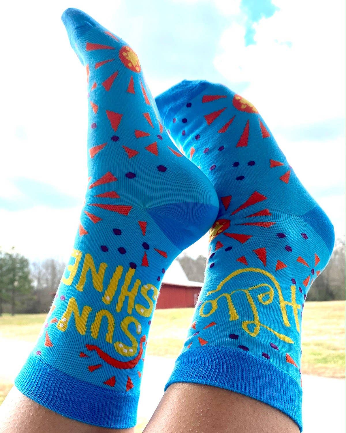 Hello Sunshine Women's Crew Socks