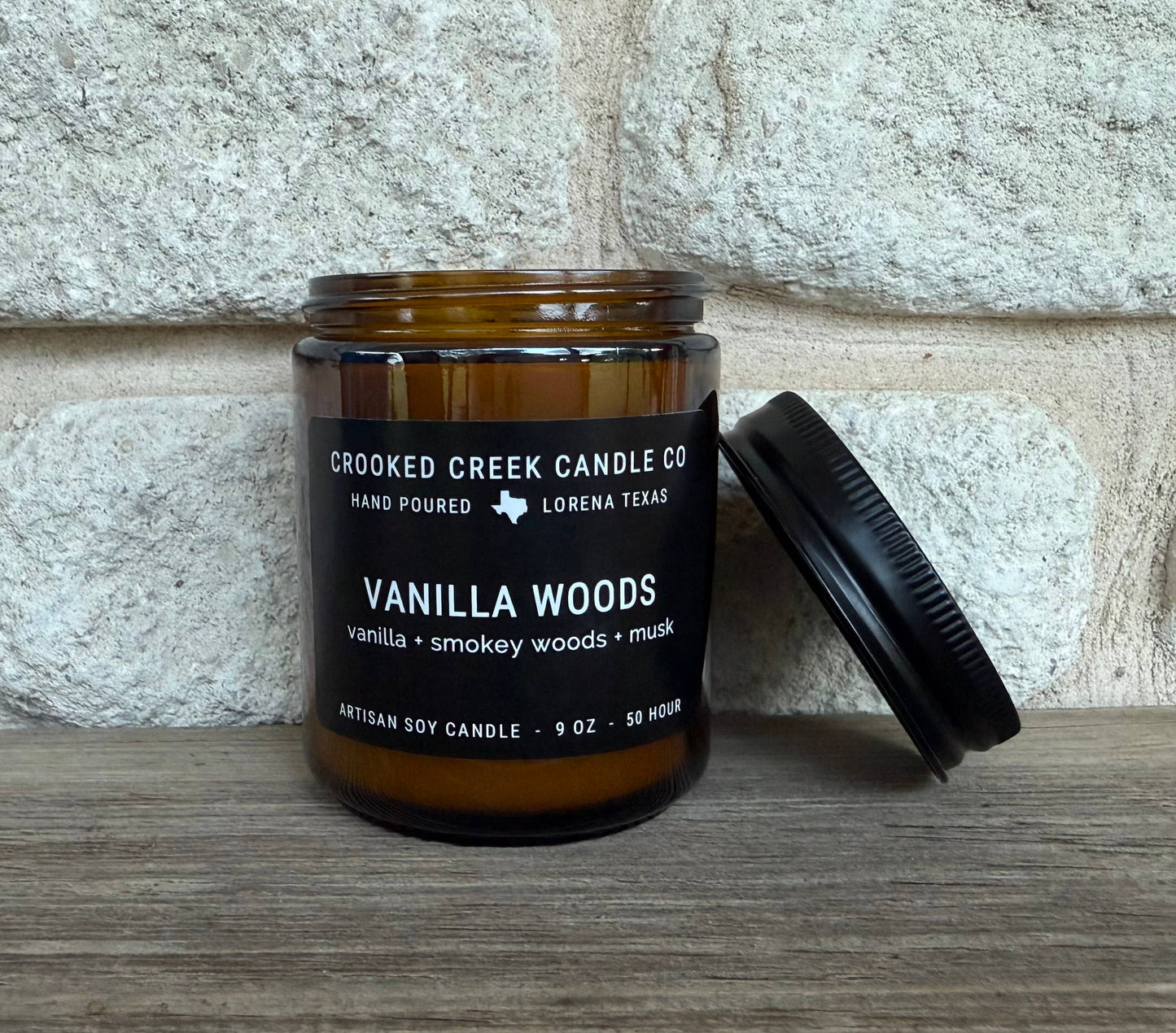 Crooked Candle Co. Vanilla Woods