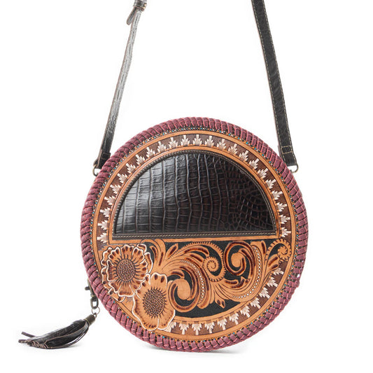 Myra Bag Coffee Eye Round Bag