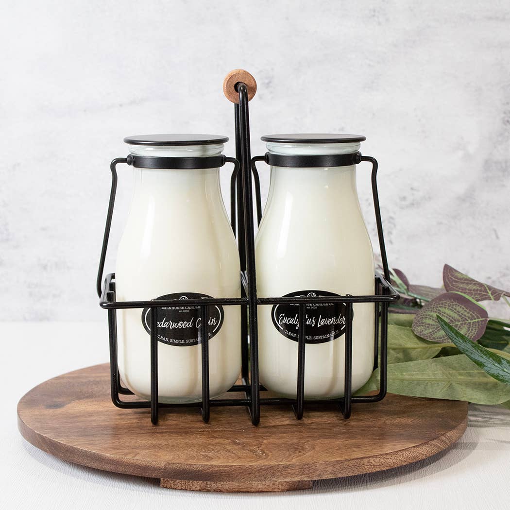 Candle & Matchstick Metal Holder by Milkhouse Candle Co