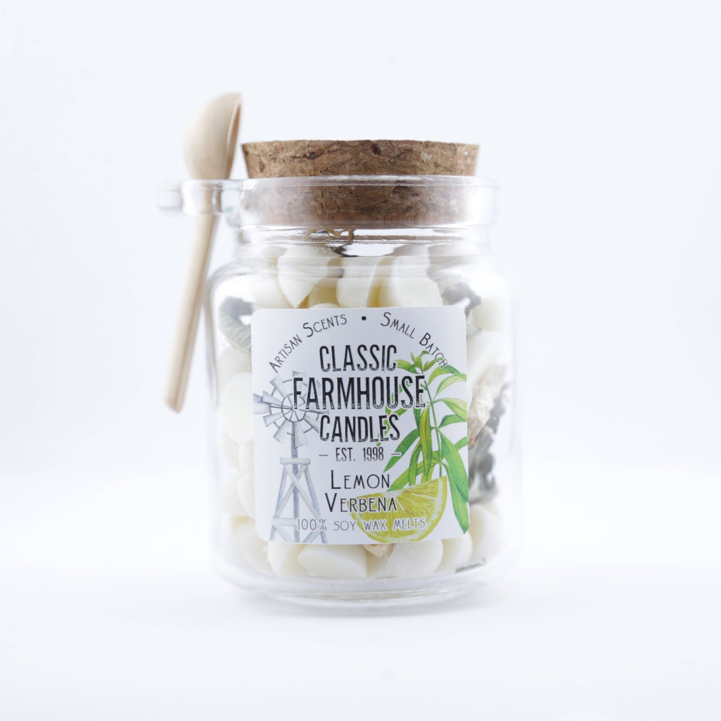 Soy Wax Melt Jar - Lemon Verbena
