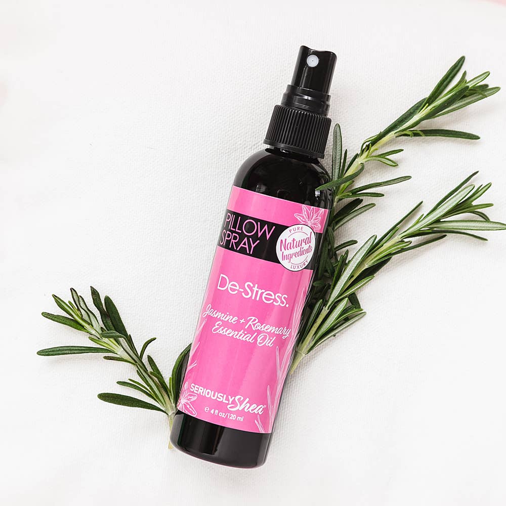 De-Stress Pillow Spray - Jasmine + Rosemary