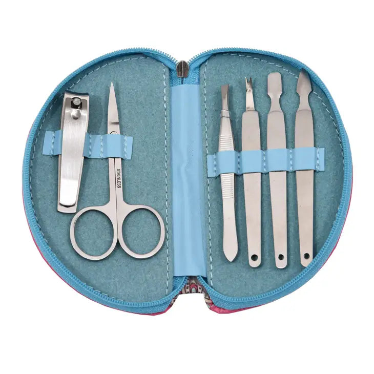Pink Boho Beach Manicure Set