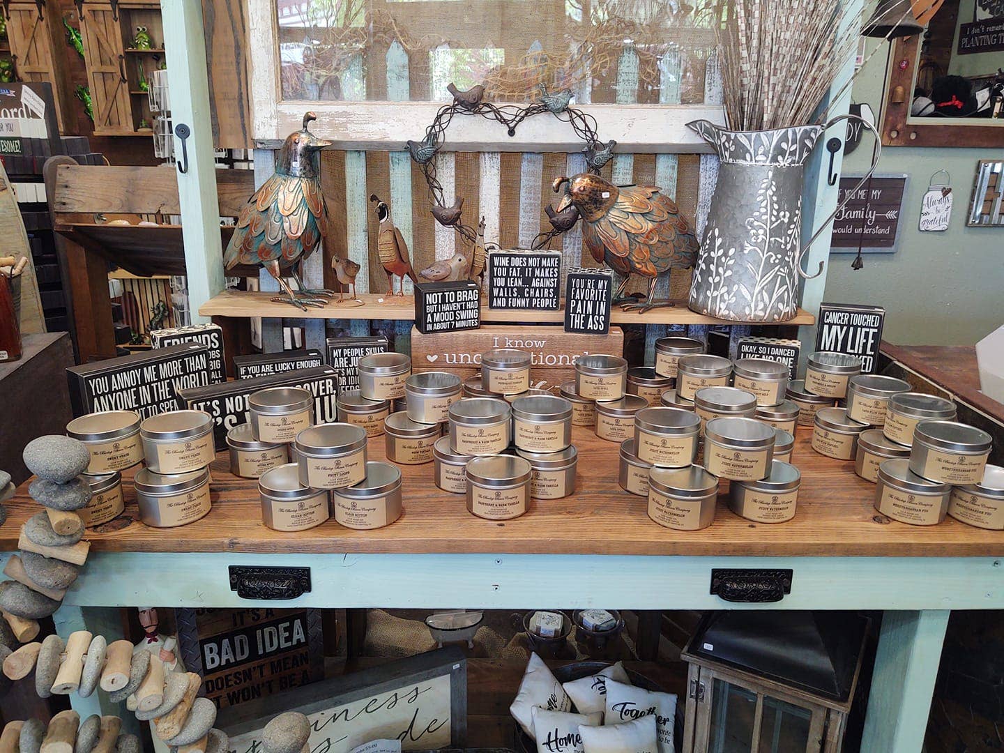 8 oz Handpoured Wooden Wick Soy Wax Candle Tins: Low Country Walk Scent
