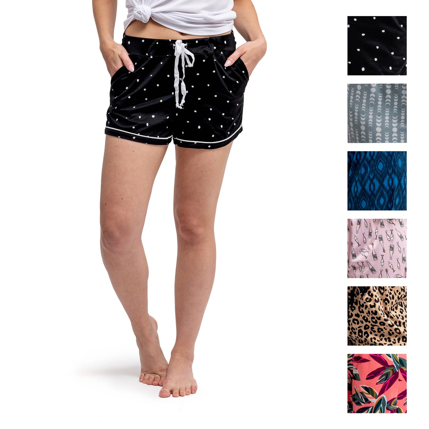 Hello Mello® Breakfast In Bed Lounge Shorts: Under The Stars