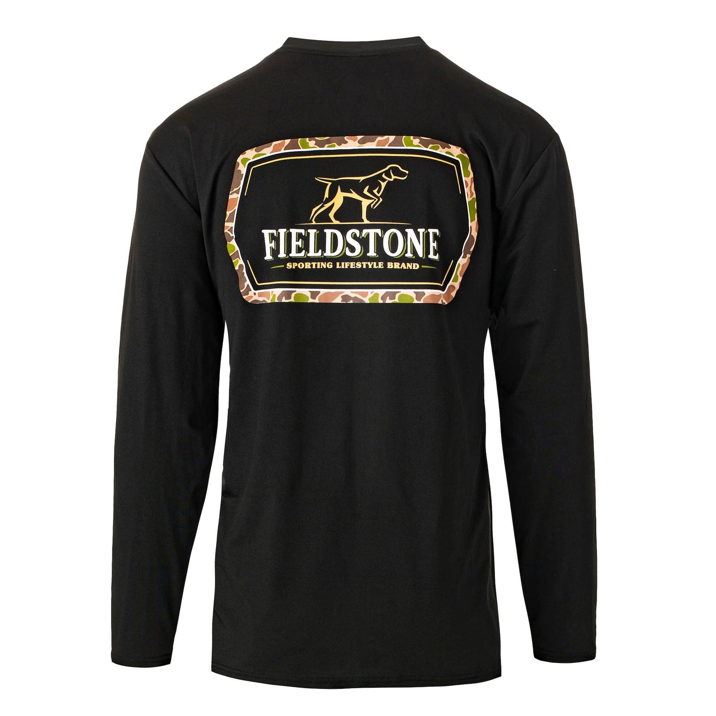 Fieldstone Rectangle Camo Logo L/S