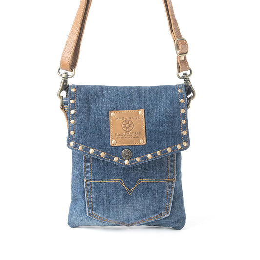 Myra Bag Dahlia Denim Crossbody Bag