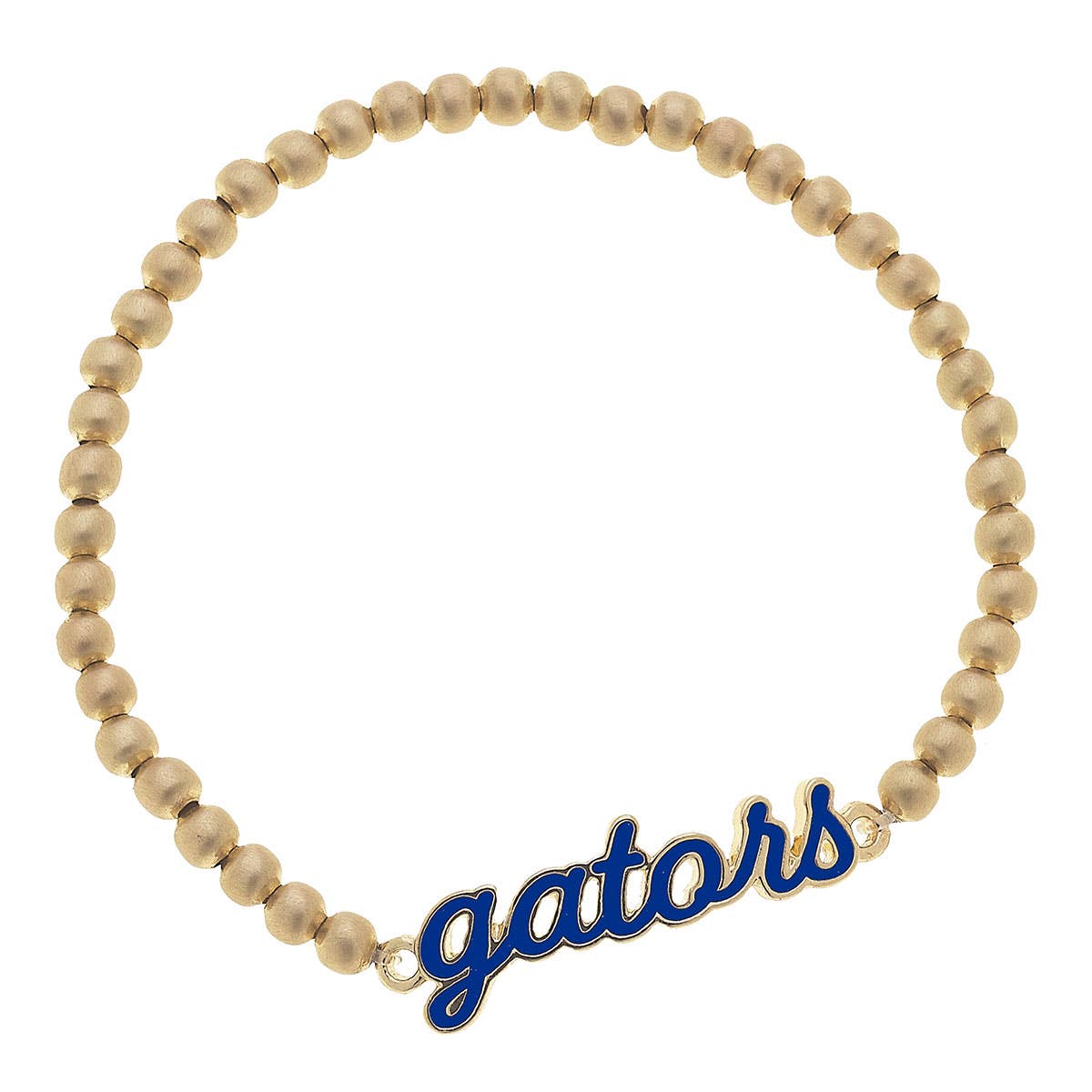 Florida Gators Enamel Script Stretch Bracelet in Blue