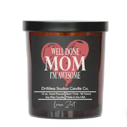Well Done Mom I’m Awesome Candle