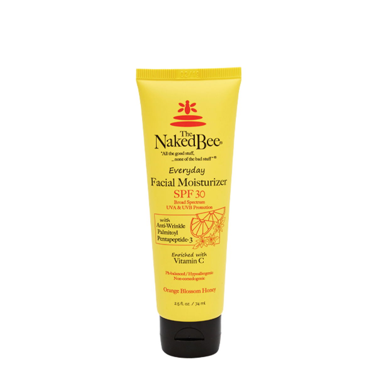 Naked Bee- 2.5 oz Orange Blossom Vitamin C Facial Moisturizer SPF 30