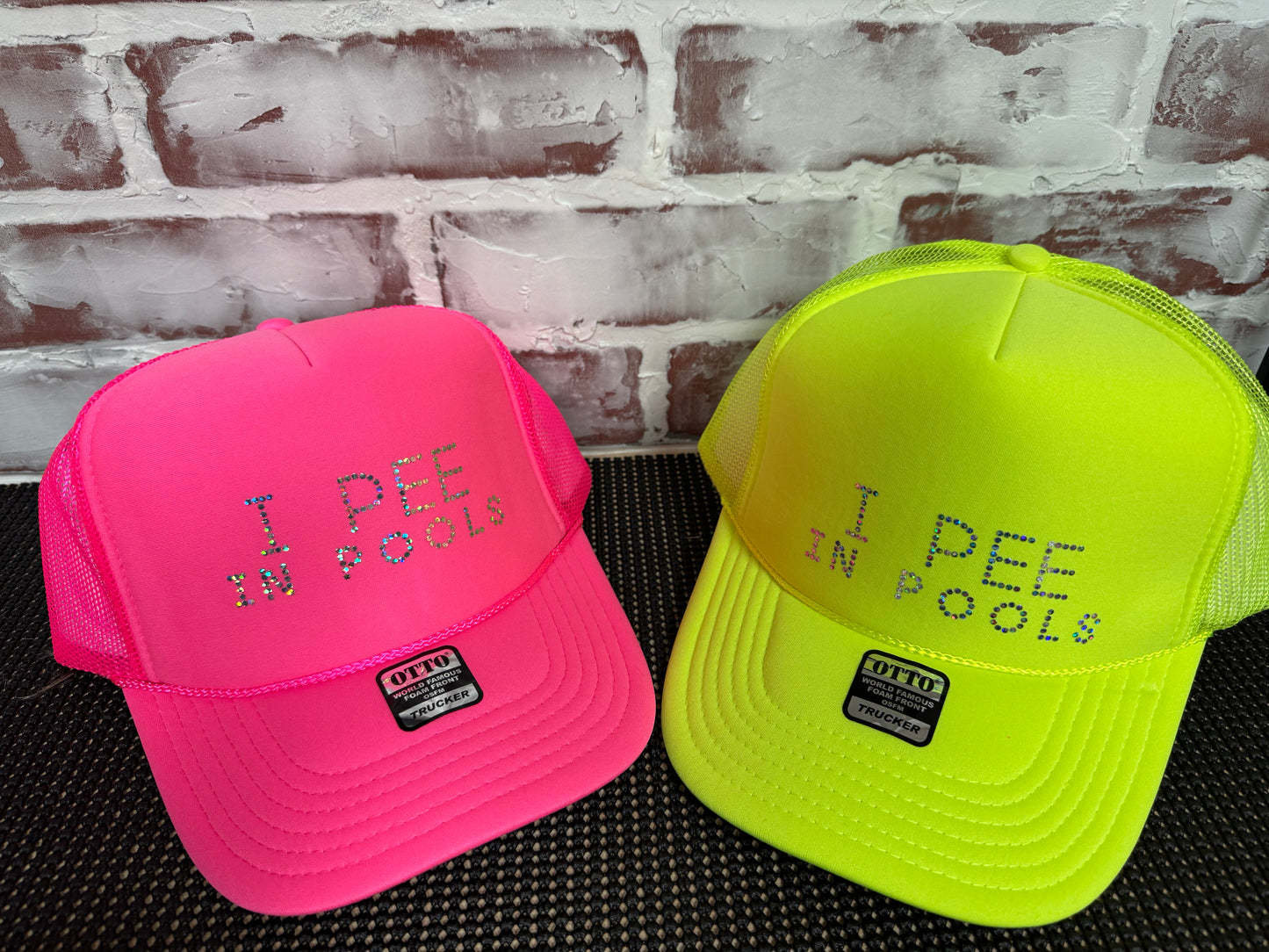 I PEE IN POOLS Trucker Hat