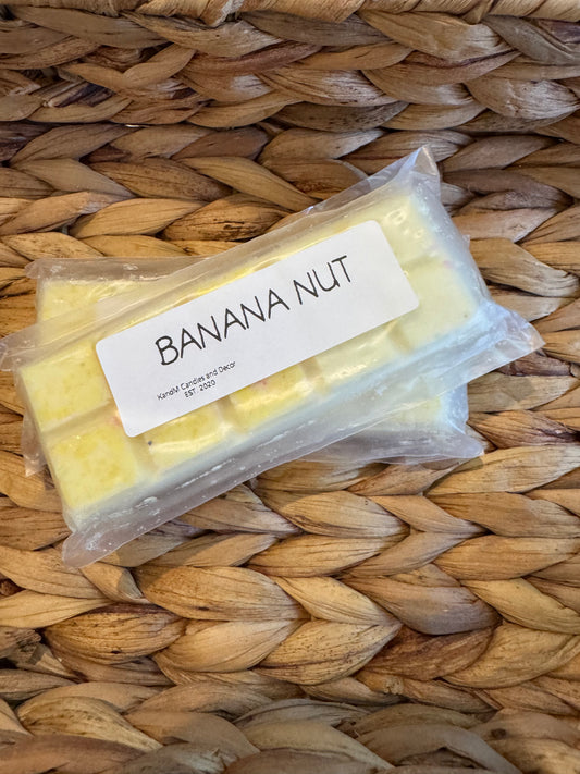 Soy wax Snapbar Melts: Banana Nut
