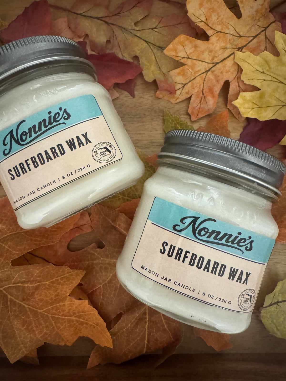 Surfboard Wax: 8 oz Mason Jar