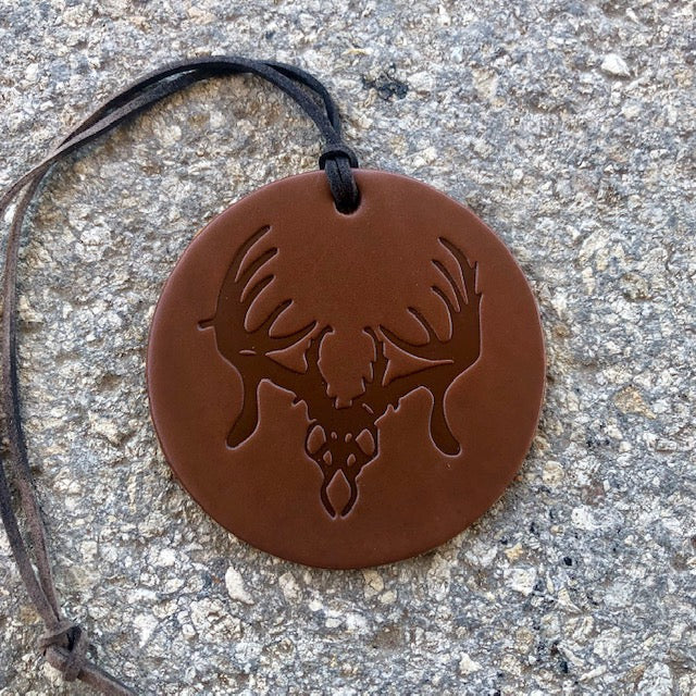 Round Antler Callahan Leather Freshie