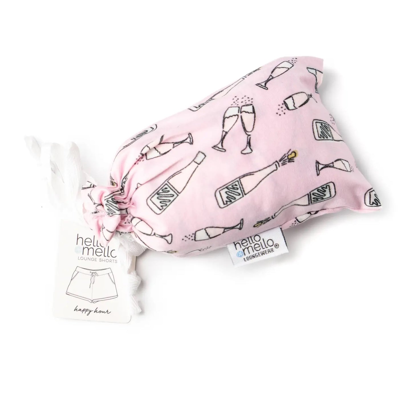 Hello Mello® Breakfast in Bed Lounge Shorts-happy hour