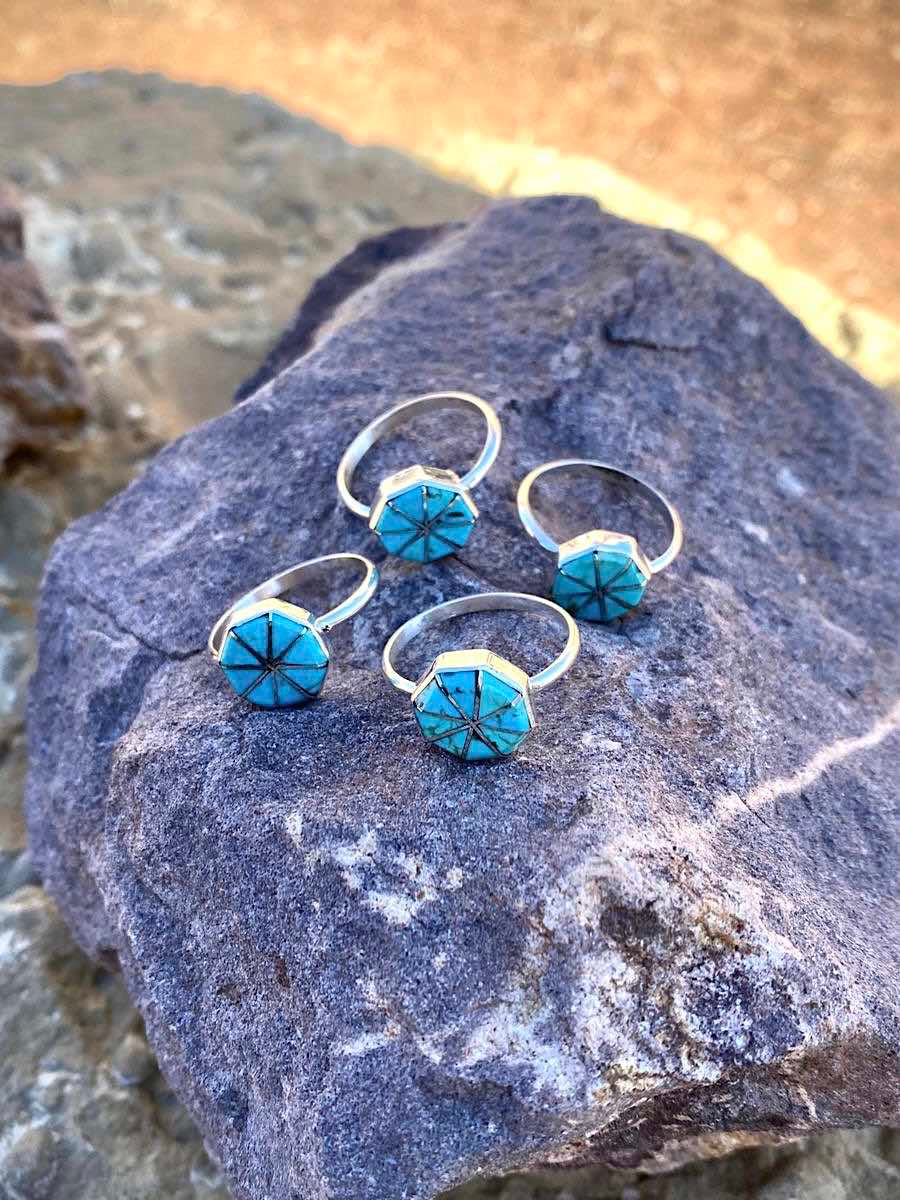 Turquoise Tuesday Eldrick Stacker Ring