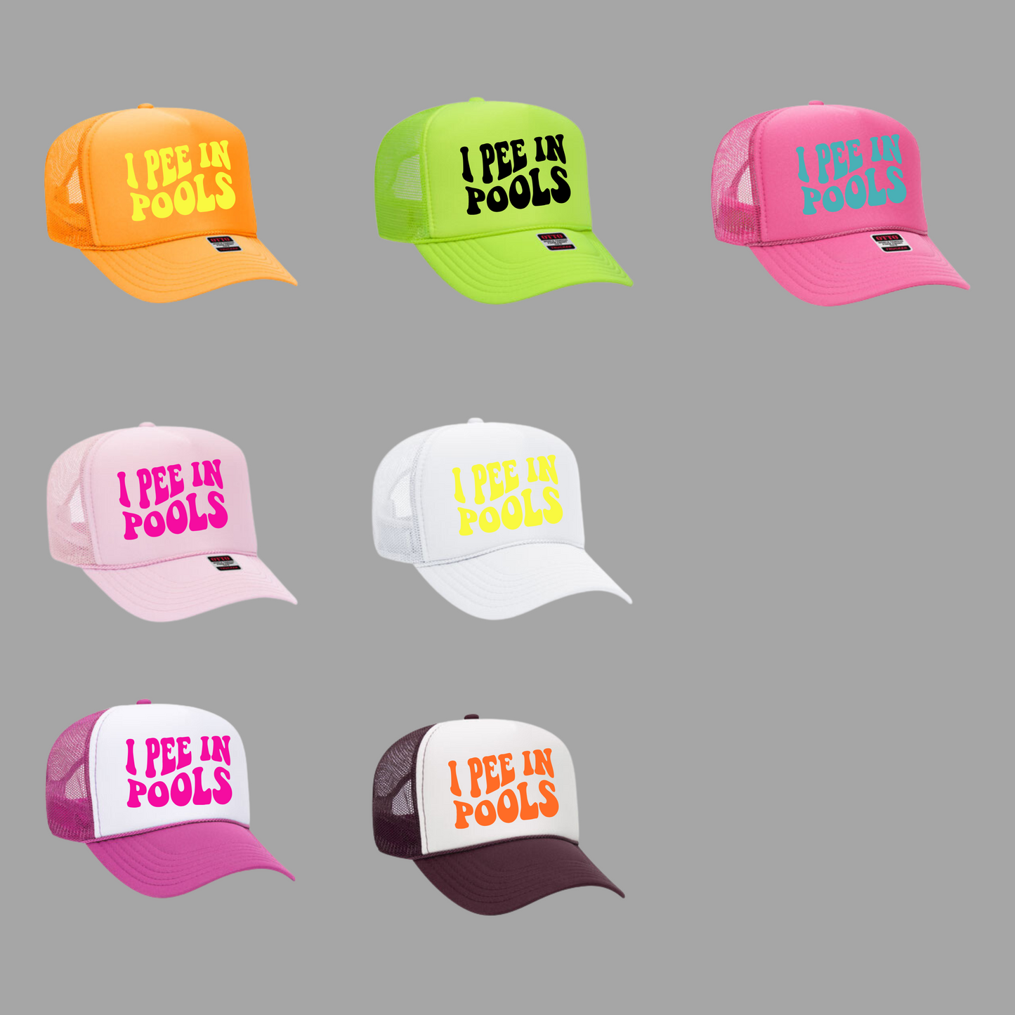Trucker Hat- I Pee In Pools
