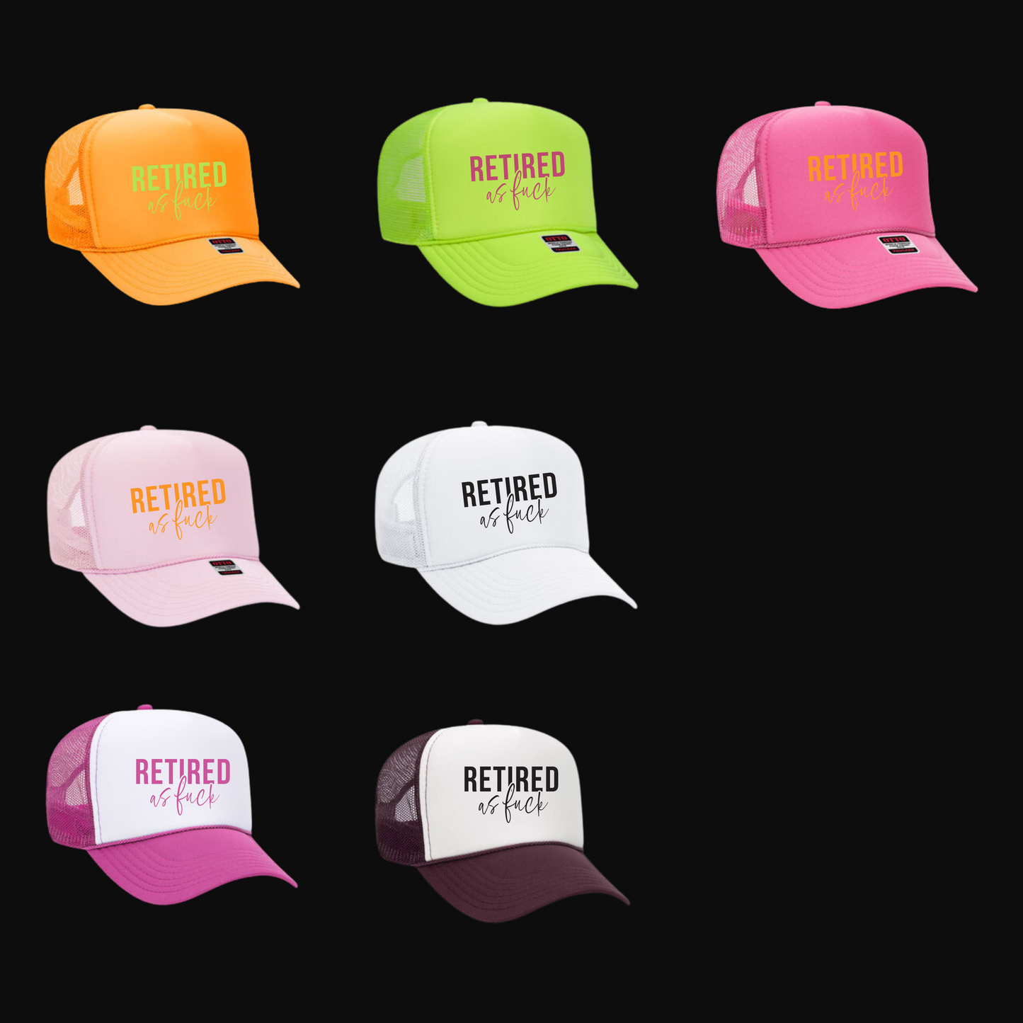 Trucker Hat- Retired as F