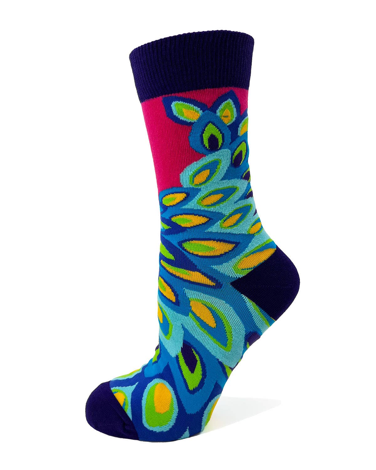Ladies' Colorful Peacock Socks