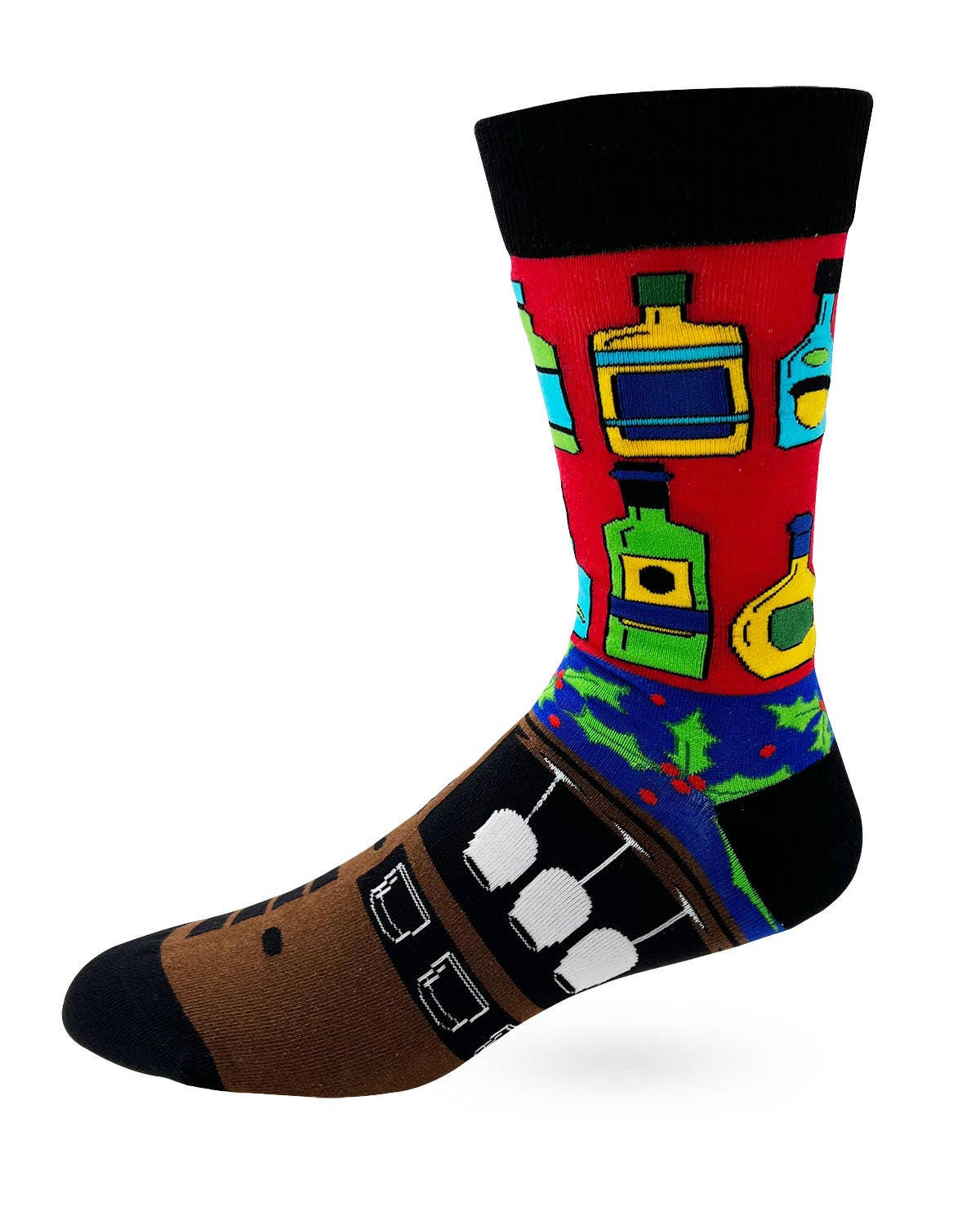 My Christmas Spirit is in the Liquor Cabinet Men's Socks