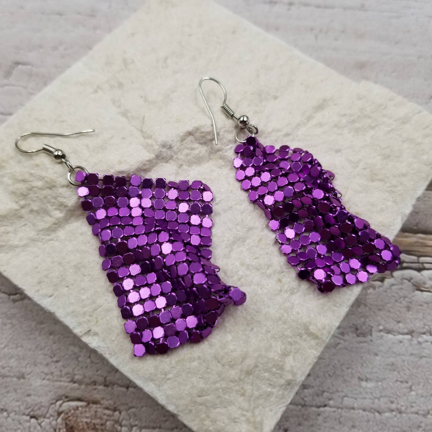 Black Disco Earrings