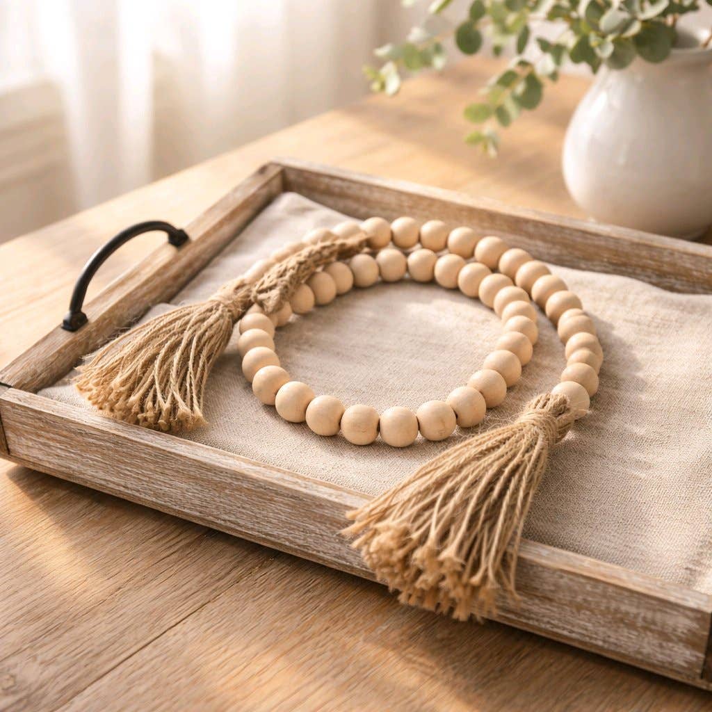 Natural Beaded Garland