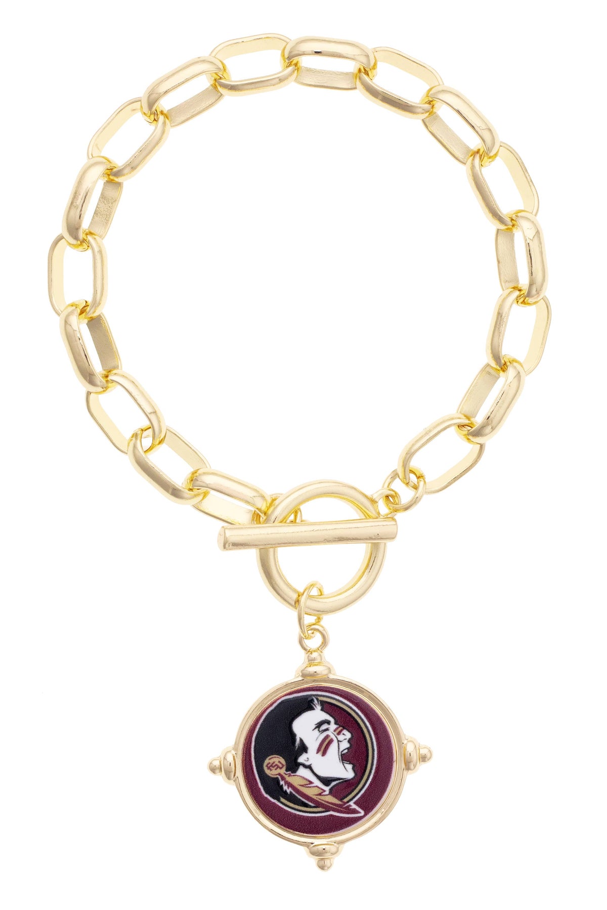 Florida State Seminoles Logo Intaglio Bracelet