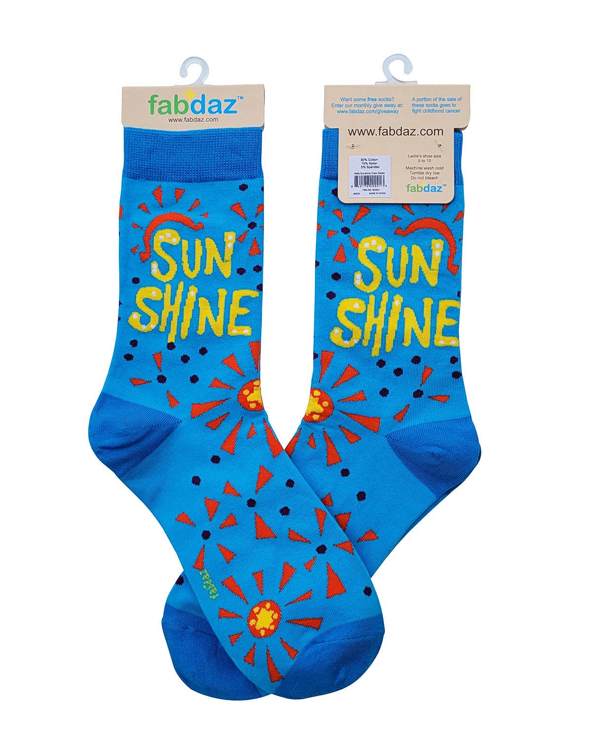 Hello Sunshine Women's Crew Socks