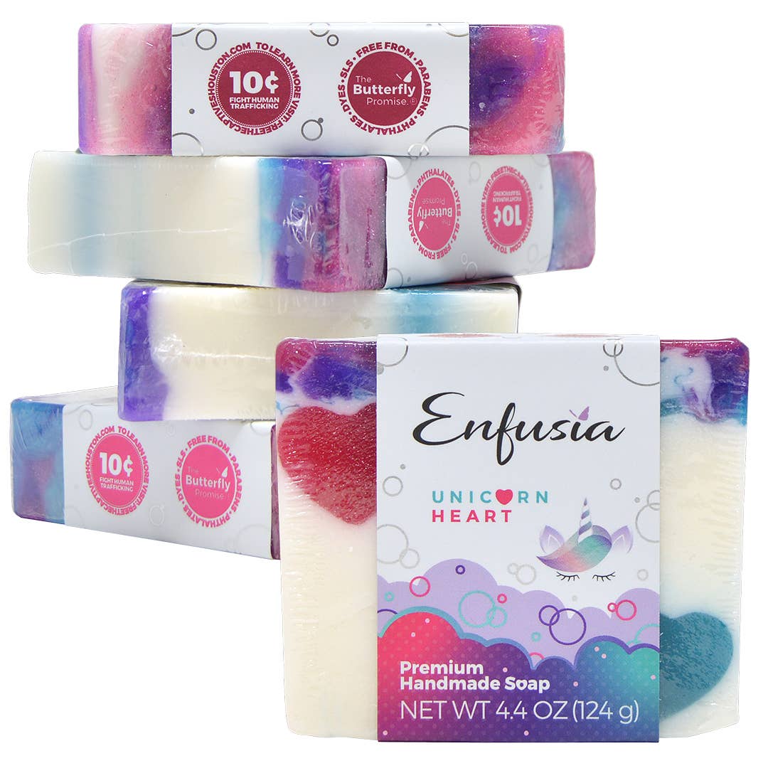 Unicorn Heart Soap Bar