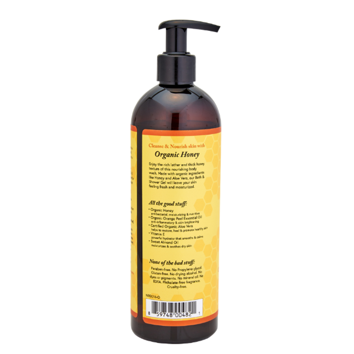 Naked Bee- 16oz Orange Blossom Honey Bath & Shower Gel