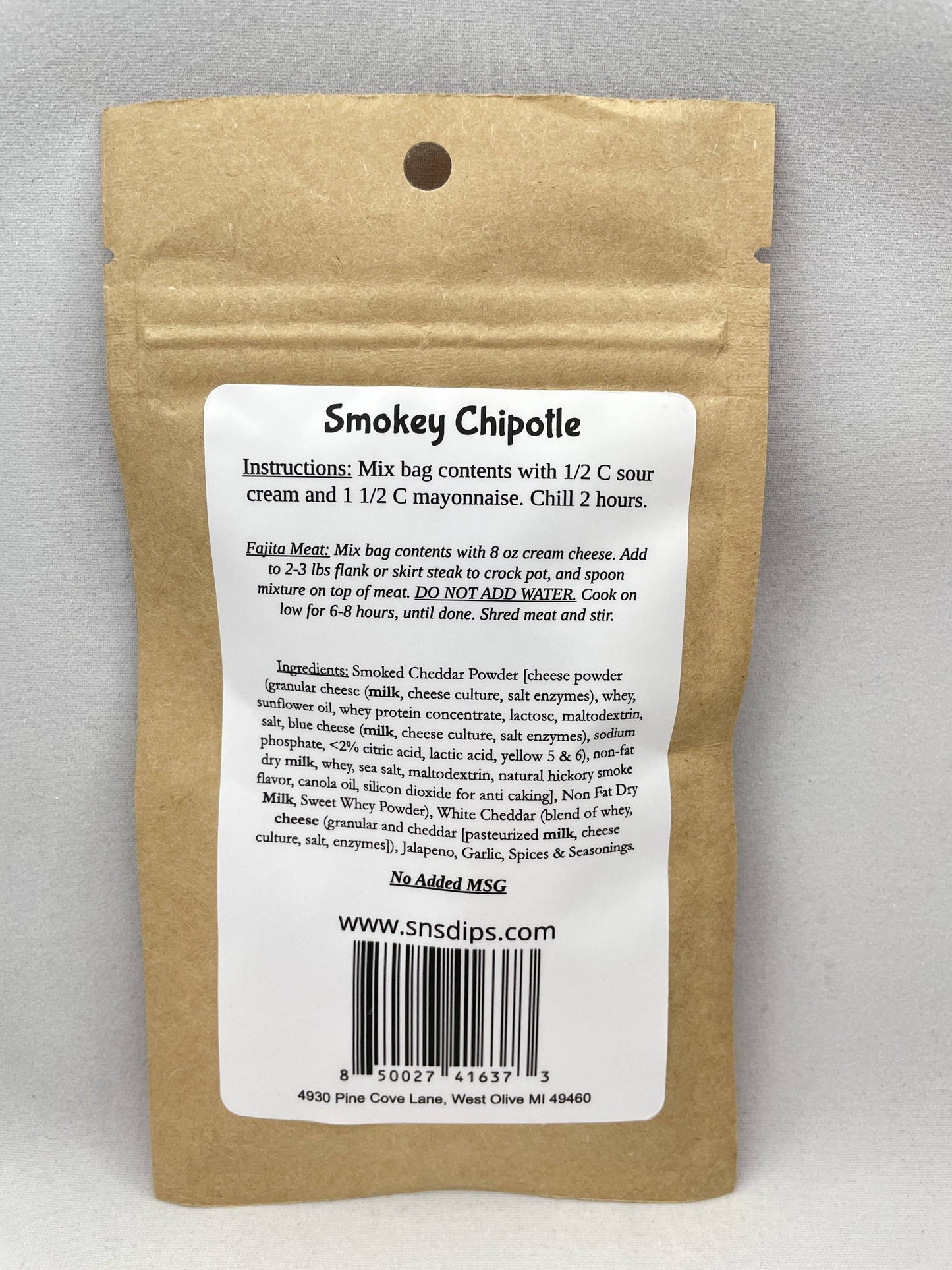 SNS Dips Smokey Chipotle Dip