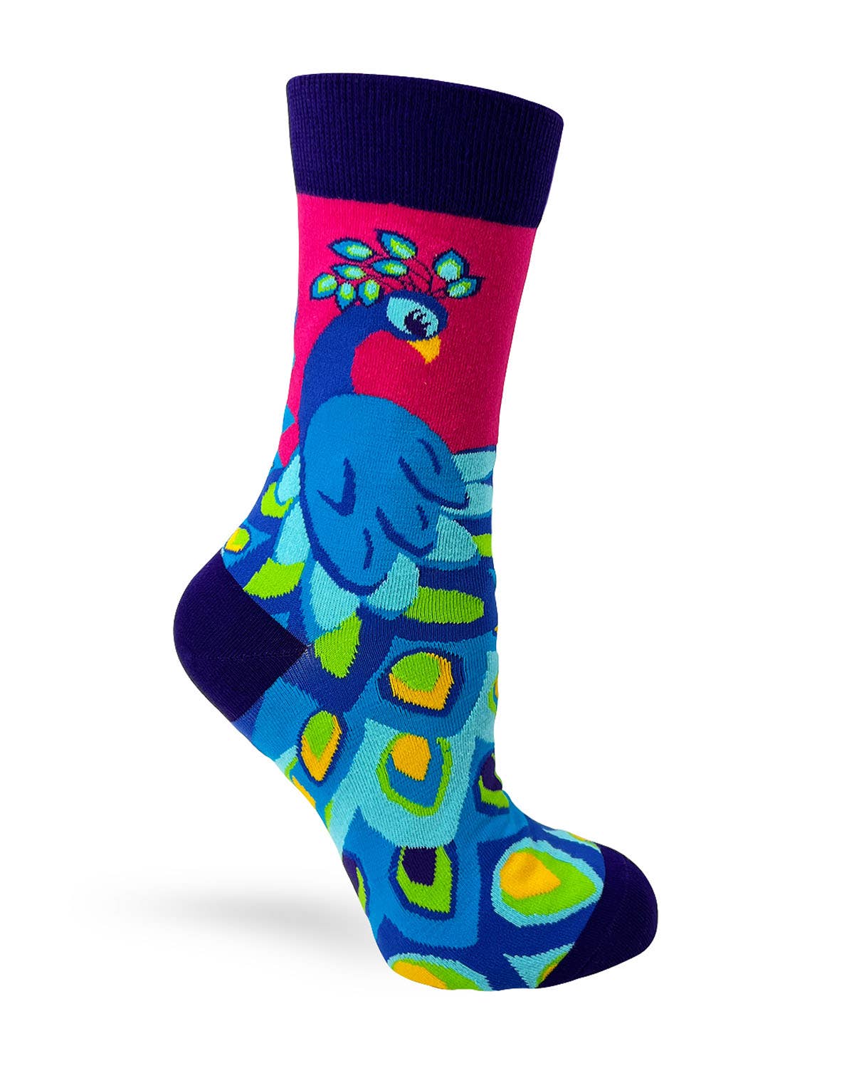 Ladies' Colorful Peacock Socks