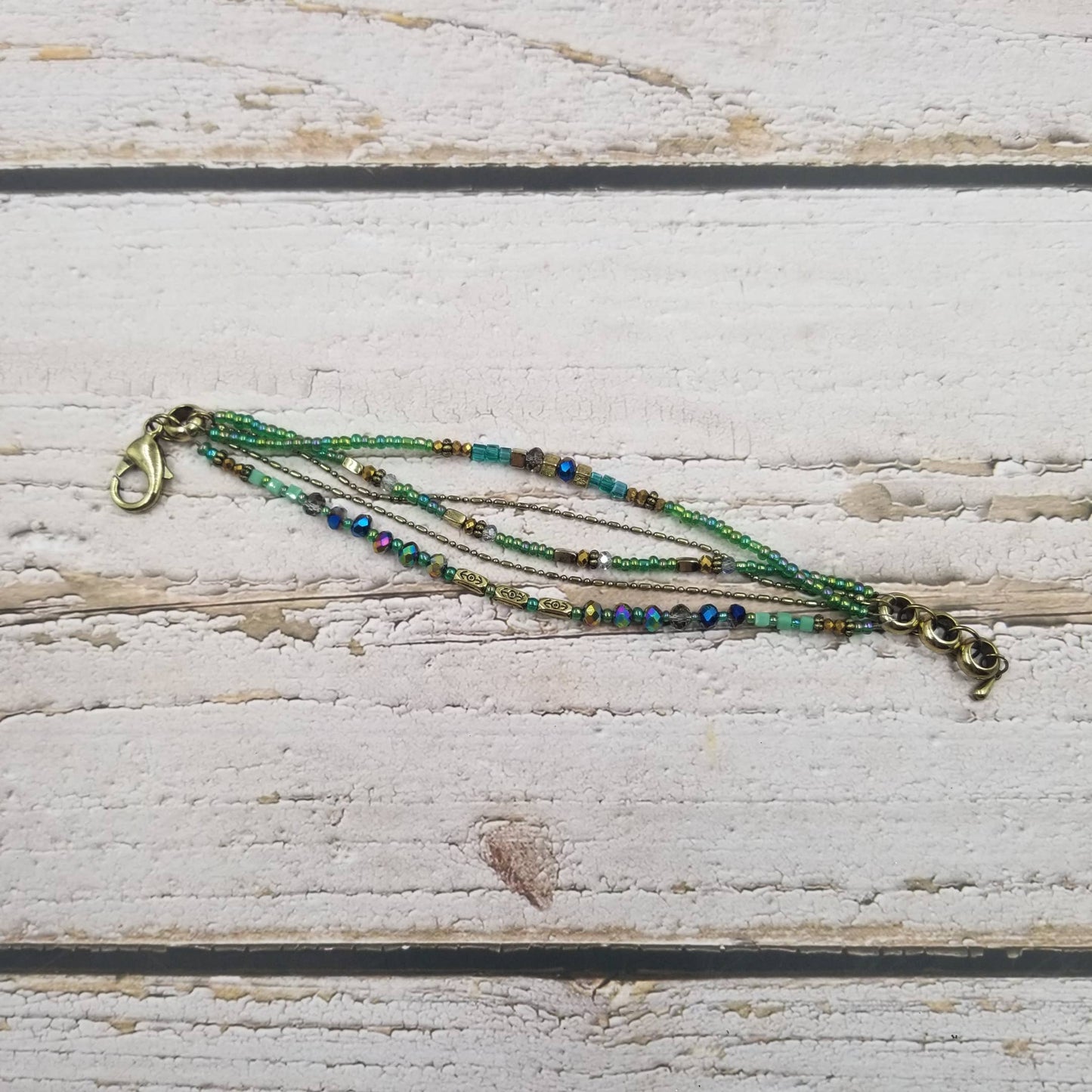 Boho Glass Bead Bracelet