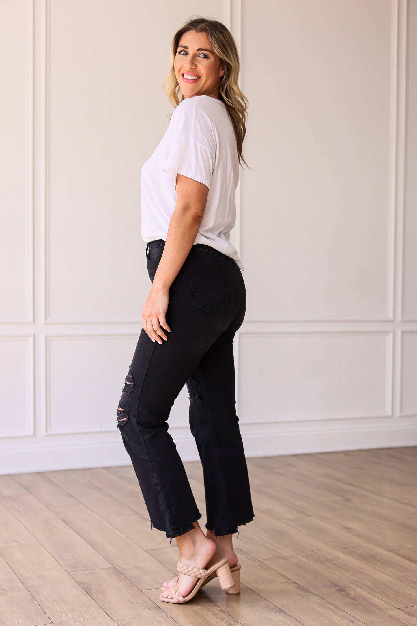 The Dixie Midrise Black Wash