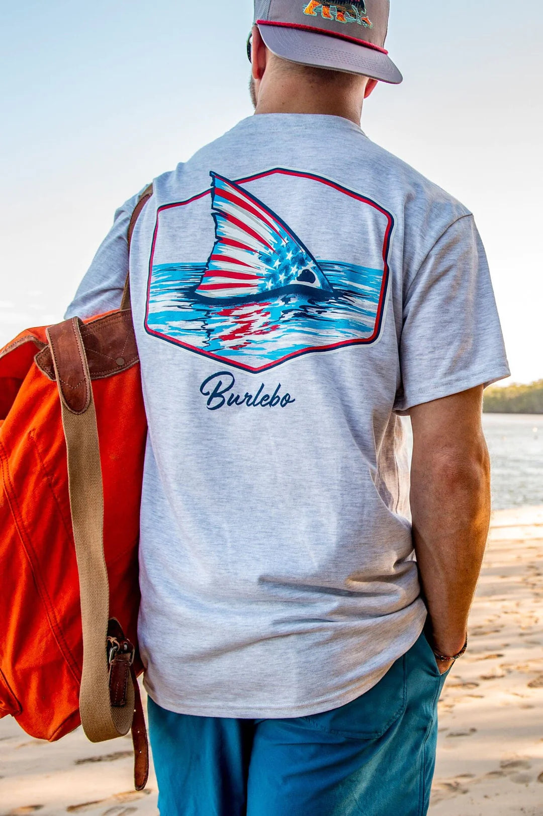 Burlebo Patriotic Fin SS Shirt