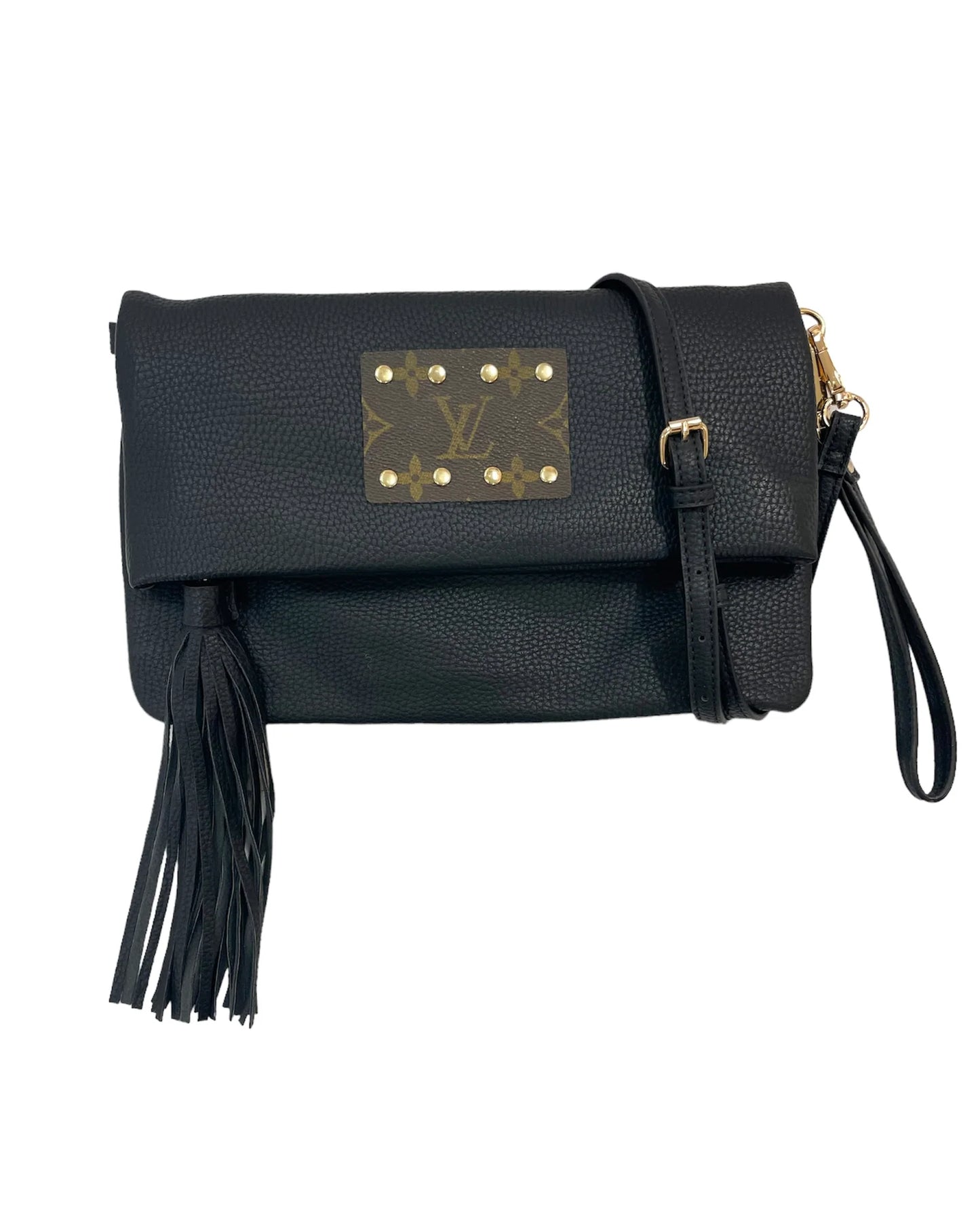 LV Black Foldover Crossbody