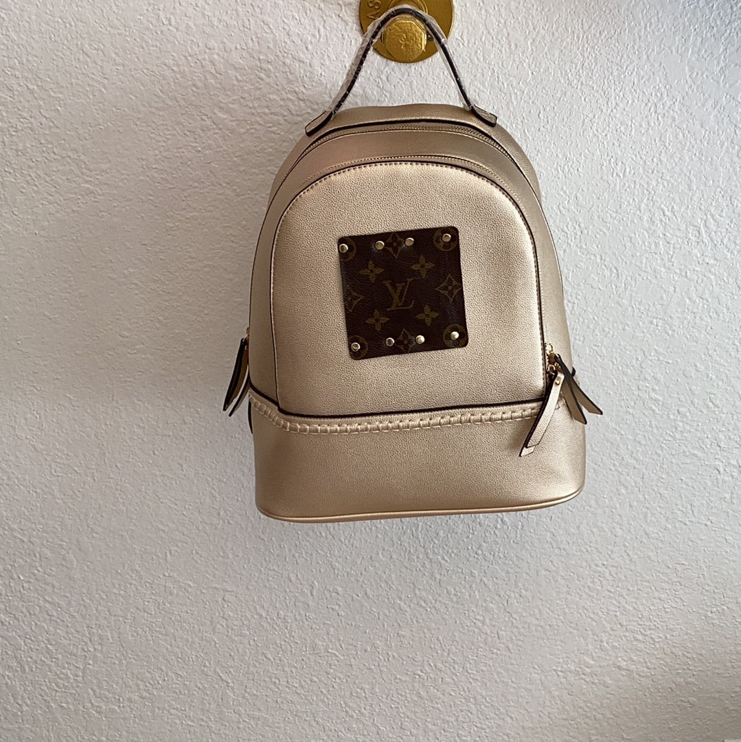 LV Gold Backpack