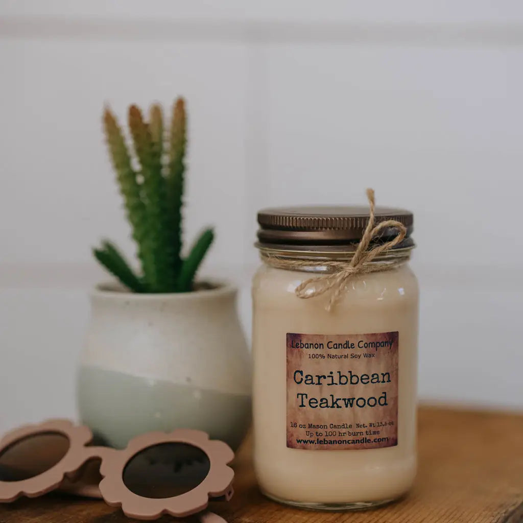 Lebanon Candle Company Caribbean Teakwood Candle